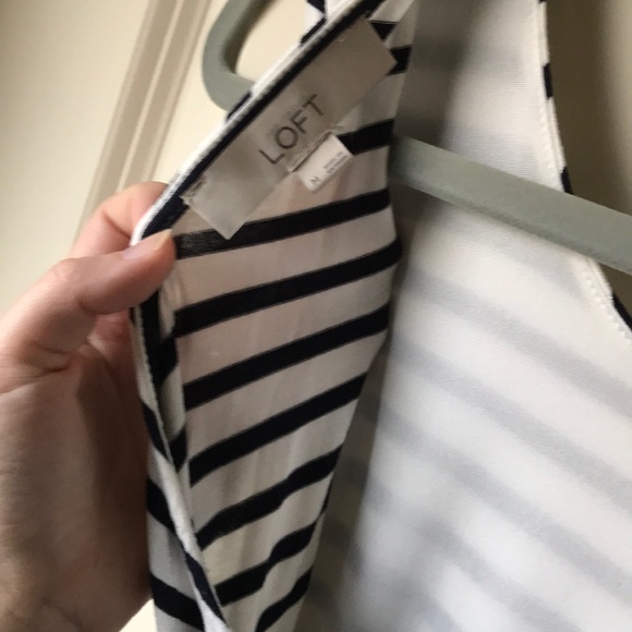 Black and white stripe summer dress - Picture 7 of 7